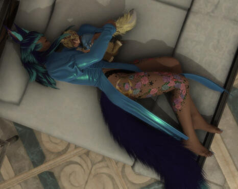 Nap time with Lala Gus